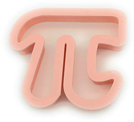 PI Math Cookie Cutter Fondant Cake Decorating (2 inches)