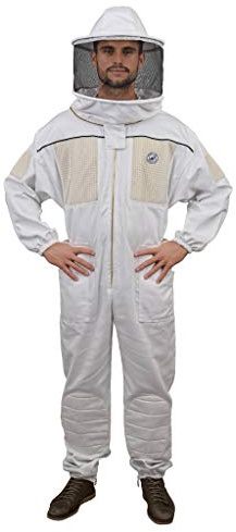 Humble Bee 430 Belüfteter Imkeranzug mit Rundschleier, arctic white, xx-large