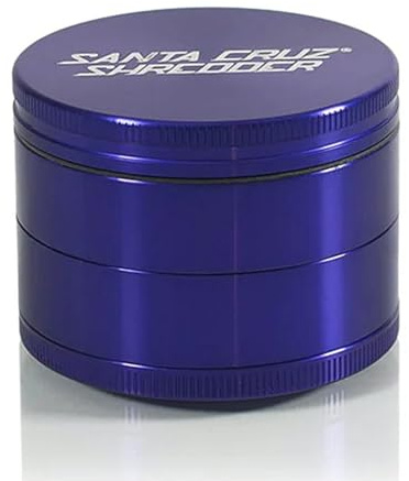 Santa Cruz Shredder Herb and Spice Grinder Made in USA (Large (2.7 Inch), Purple)