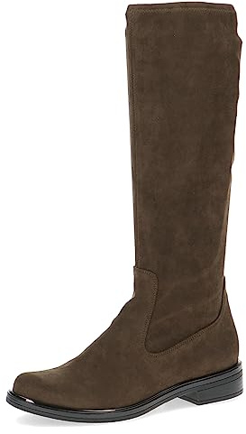 CAPRICE Bottes pour femme - Largeur G - 9-25512-41, Kaki stretch, 39 EU