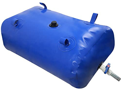 63gal Water Storage Bladder with Valve,Portable Large Capacity Water Tank,Collapsible Rain Barrel & Water Storage Container,for Camping,Fire Protection, Agricultural Irrigation & Emergency Water(240L)