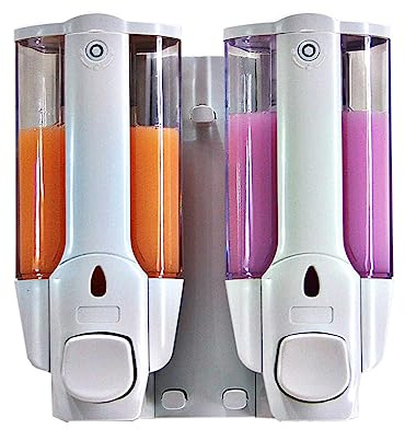 GOODS+GADGETS® Väggmonterad Tvålpump 2x – Påfyllningsbar Dispenser
