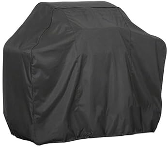 BBQ-Abdeckung für den Außenbereich, staubdicht, wasserdicht, robust, Grillabdeckung, Regen, schützende Outdoor-Grillabdeckung, runder Grill, schwarz, 100 x 66 x 80 cm, Schwarz