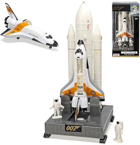 Motormax Moonraker J. Band Set: Metall Space Shuttle Spielset Weltall mit Fahrzeugen und Zubehör