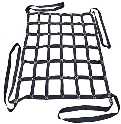 Nylonne Hebenetz - Hochziehendes Ladungsnetz, Anhängernetz, Be- Und Entladen Schwerer Gegenstände Quadratmasche Reißfestigkeit, Für Baustellen Mobile Traktions Rigging ( Size : 3 X 3M/Mesh 15cm/Load 2