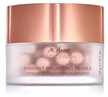 M. Asam MAGIC FINISH Vibrant Bronzing Pearls Sunkissed (20g) - Kompakte Puderperlen mit drei Bronzestufen, Warm-leuchtende Lichtreflexe zum konturieren und betonen von Gesicht & Dekolleté, Vegan