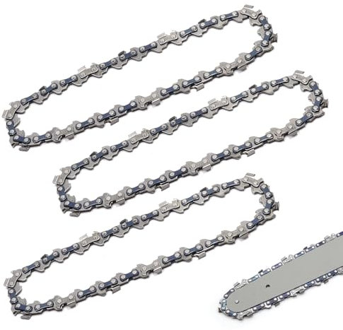 KtbeYTi 3 Pezzi Catena per Motosega 4 Pollici 28TG Mini Catena Motosega Catena di Ricambio per Motosega per Frese di Rami Nel Giardino