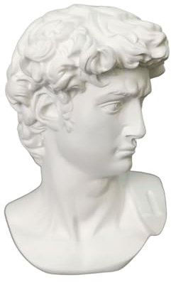 MKYKDY Statua di David da 15 cm, figura di cera, scultura artistica in resina, scultura in gesso, modello di ornamento tavolo ufficio arredamento per la casa