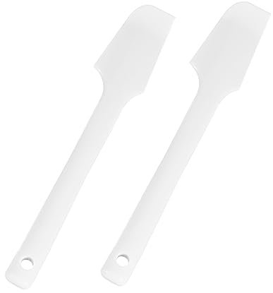 Cabilock Spatola in Silicone Flessibile 2 Raschietti Da Cucina Mini Spatole Per Uso Cucina Strumento Per Mescolare Il Burro Di Arachidi Spatola in Silicone Per Pasta