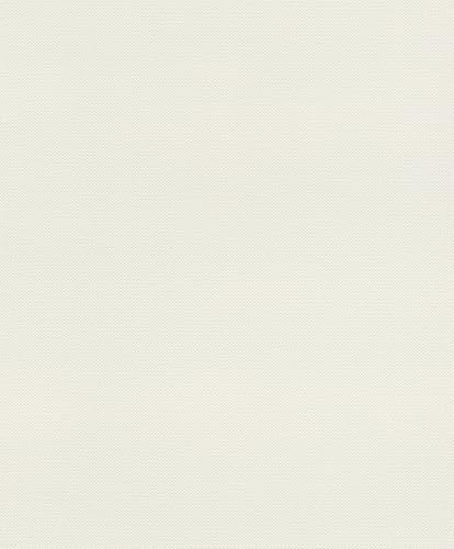 Rasch Papier peint 312324 - Papier peint non tissé uni blanc, avec surface structurée et aspect tissé - Aspect textile - 10,05 m x 0,53 m (L x l)
