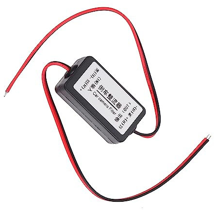 SOIMISS 12v Dc Power Relais Auto Rückfahrkamera Filter Gleichrichter Kondensator Für Fahrzeugkamera Installieren Langlebig Sorgt Für Klares Bild Ohne Verzerrung