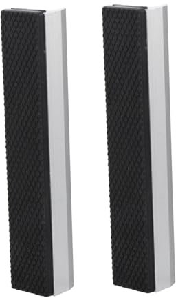 VILLCASE Cubiertas Magnéticas Para 6 Pulgadas, Protectores Antideslizantes De Juntas De Mandíbula De Metal, Accesorios Para Prensas y Taladros De Columna, Paquete De 2 Unidades Para Taller