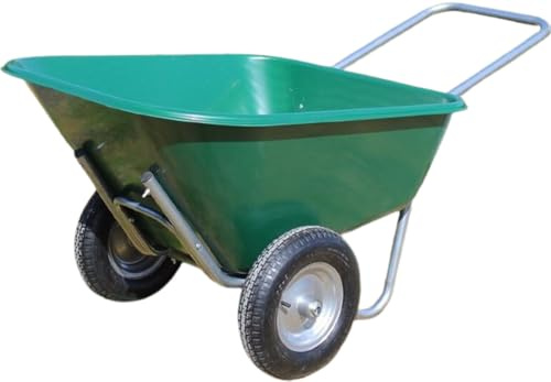 175 Litre Bristol Tool Company Garden Plastic Wheelbarrow with Pneumatic Wheels