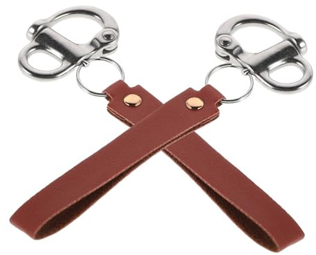 Gatuida 2 Pezzi Gancio Sgancio Rapido Inossidabile con Cinghia per Attrezzatura da Del Accessorio Pratico e Sicuro per Operazioni Critiche e Salvataggi