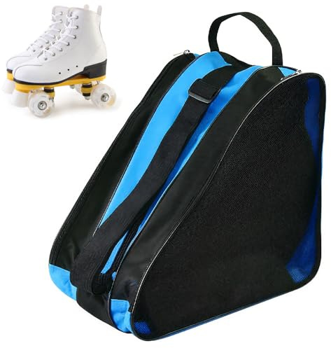 Roller Skate Bag, Unisex Ice Skate Bag with Adjustable Shoulder Strap