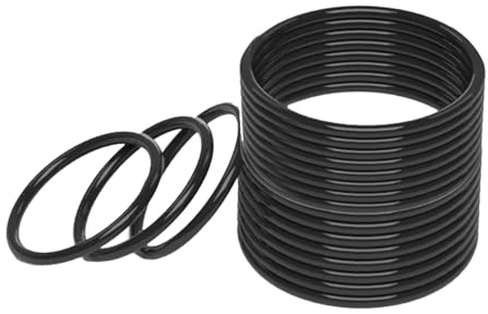 EPDM-Dichtung, 50 Stück schwarze O-Ring-Dichtung, 2.5 mm x 20 mm x 25 mm Gummiring