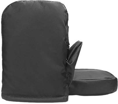 Manoplas para Manillar de Moto Calentadores De Manos Impermeables De Piel | Fundas para Manubrio de Vehículo Eléctrico Guantes de Invierno para Conducción Diaria Hombre Mujer