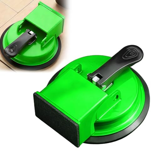Floor Gap Fixer verktyg för laminat, laminatgolv verktyg med sugpåse, tung Duty Floor Gap Fixer för trä, installation och underhåll luckor, fixering 70 kg dragkraft (grön)