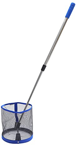 Gatuida Tennisball-Picker Mit Teleskopgriff Nylonnetz Für Kleine Bälle Ball-behälter Mit Großem Fassungsvermögen Stabil Und Langlebig