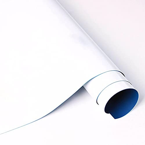 LGGH Trockene Löschplatine White Board Tapete, Weiße Brettrolle, Stick Auf Weißen Brettern Für Wand, Weiße Brettaufkleber, Trockener Löschkontaktpapier, Whiteboard-Aufkleber-Papierblätter,120×200cm
