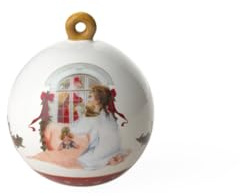 Villeroy & Boch - Annual Christmas Edition Kugel 2022 6,5x6,5x8cm, Premium Porzellan, Sammlerstück