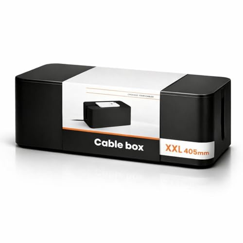 Kabelbox XXL, 405mm, Antirutsch-Gummifüße