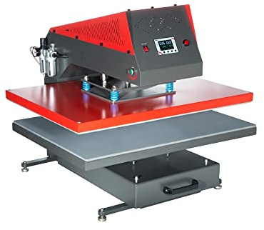 Secabo TP10 pneumatische Transferpresse 80cm x 100cm Textilpresse T-Shirtpresse Trikotpresse