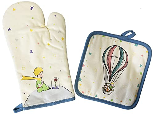 Set Gant et manique pour Le Four - Motif Le Petit Prince