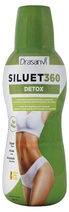Detox Siluet 360 Drasanvi Control de Peso en 600ml Liquido de Uso Diario | Formula Liquida Depurativa que Ayuda a Eliminar Toxinas del Organismo, Facil de Dosificar en el Dia a Dia Sin Gluten