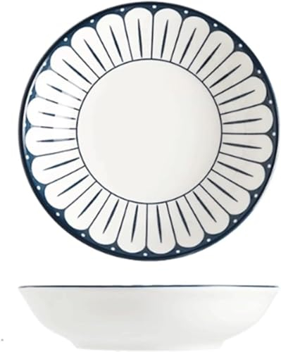 glass mixing bowls,Tapas bowls,ceramic dish,Japanese Style Ceramic Dipping Dishes Salad Ceramic Bowls Sauce Dishes for Sushi Sauce Snack and Soy, 5.6 Inch Blue and White Pinch Bowls.(Color : Grey) (Co