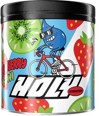 HOLY Hydration 'Strawberry Kiwi' | 50 Portionen mit wertvollen Elektrolyten & Mineralstoffen | Hydration Drink | Vegan mit 100% natürlichen Fruchtaromen (350g)