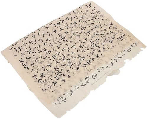 OHPHCALL 1 Bogen Keramik Transferpapier Unterglasur Ton Transferpapier Abziehbild Blumenmuster Selbstgemacht Basteln Papier für Porzellan Keramik Fliesen