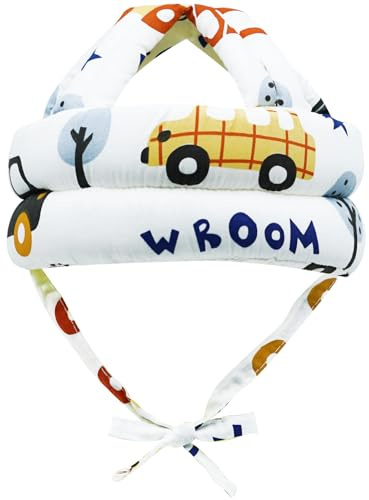 Casquettes de protection pour bébé - Casque pour bébé pour ramper, marcher et jouer - Coussin doux, réglable - Casque de sécurité pour enfant de 1 à 2 ans