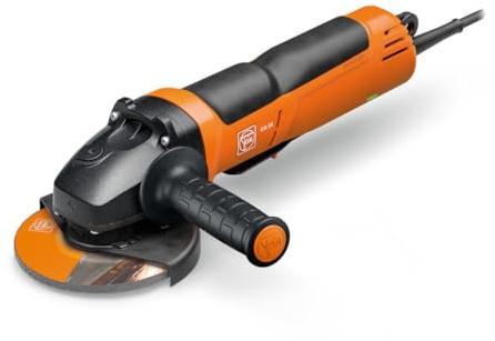 FEIN CG 15-125 BLP Amoladora angular sin escobillas Ø125 mm,1500 W, velocidad en vacío variable 3800-9000 m/min., para trabajos efectivos de desbaste, corte y desbarbado