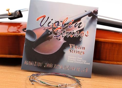 Violine Teile Stahldraht-Geigensaiten Violinsaiten Satz Mit Vier Saiten