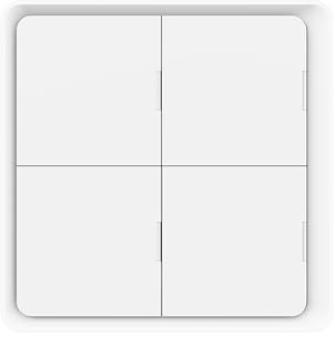 Botón Inteligente, Botón Homekit Control Remoto Interruptor Inteligente Panel de Pared Asistente de Hogar para Hub (4 pandillas)