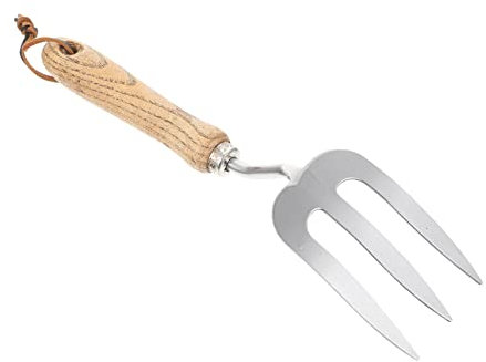 BESPORTBLE Fourche De Jardinage - Outil De Désherbage - Bêche De Plantation - Fourche À Main - Matériau De Qualité - pour Jardins De Fleurs Et De Légumes