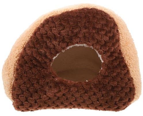 BESPORTBLE Plüsch Hamsterbett Warmes Versteck Für Kleine Haustiere Gemütliches Nest Für Meerschweinchen Und Kaninchen Atmungsaktivem Material Für Käfige Und Freilaufgehege