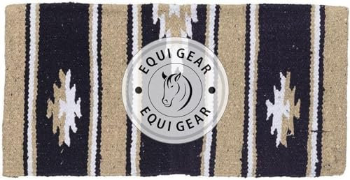 EQUIEMPRESS Sattelunterlage Western Ranch/Westernsatteldecke aus Neuseelandwolle, Top Wool Pad Sensor Flex (Anpassung möglich) A-339 (36 x 40)
