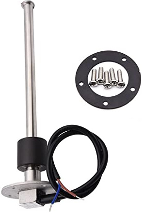 Medidor de Gasoil Deposito, Indicador de combustible de 0~190 ohmios y 52 mm for unidad de envío de combustible con sensor de nivel de combustible de 100 mm, 150 mm, 200 mm, 250 mm y 350 mm(Only 250