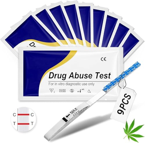 9 x THC Schnelltest, Praktisches Set