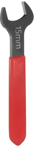 QUARKZMAN 15mm Llave Universal Métrica de Boca Fija Simple 15 Grados Ángulo