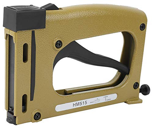 Dioche Pistola de Clavos Manual HM515 para Producción de Muebles y Decoración de Interiores | Grado Industrial, Ajuste Automático de Clavos, Diseño Ergonómico | Incluye 1000