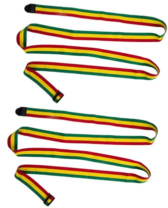 Mikinona 2 Stück Verstellbare Baumwolle Djembe Gurte für Afrikanische Trommeln Bequemer Instrumenten Schultergurt Ersatz für Trommelriemen für Outdoor Auftritte