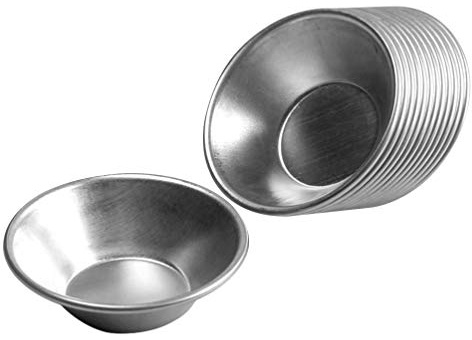 BESTonZON 25 Pz Stampo Mini Tartellette Lisce Putto Tazze Mini per Crostate all' Pirottini Stampini Pasteis De Nata Modelli Mentali Dolce Aspro Torta all' Macchina per Torte