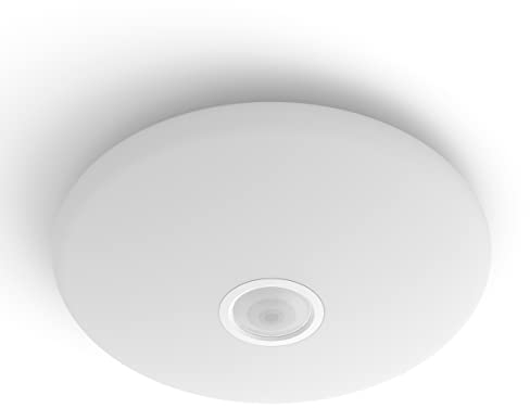 Philips LED Mauve - Lampada da soffitto con sensore di movimento, 6 W, 2700 K, bianco caldo, per illuminazione domestica, interni, soggiorno, camera da letto e sala da pranzo