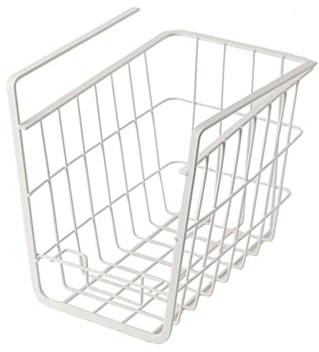 Housoutil Unterregal Drahtkorb Eisen Hängender Aufbewahrungskorb Lebensmittelorganisator Kleinigkeiten Aufbewahrungsbehälter für Platzsparende Küchentheke Schreibtisch Bücherregal Schrank