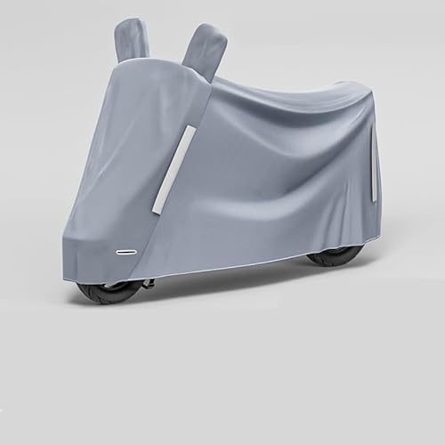 VIYOLI Motorrad Wasserdicht Abdeckplane, für Ho-nda Forza 125 Forza 250 Forza 300 Outdoor Winterfest Moped Abdeckung Winddicht UV-Beständiges Staubschutz,B-XXXXXL