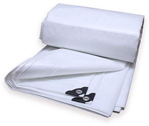 RajoNN Camping tent Outdoor Waterproof Tarpaulin Camping Tarp Tarpaulin Awning Groundsheet Tent Footprint Hammock Ground Sheet Canopy Sun Rain Fly Shelter Shade Blanket Mat Heavy Duty (White 2 * 3m)
