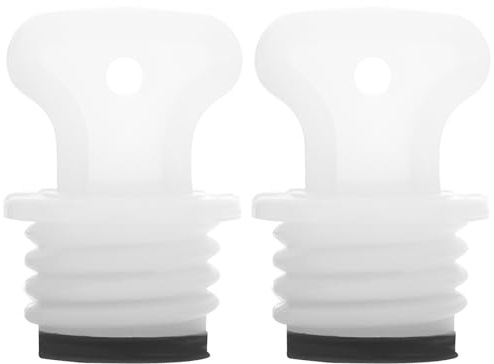 Niyangle Hot Water Bottle Stopper Plug 2 Pack Leakproof Rubber Sealing Caps for Hot Water Bags Replacement Anti-Leak Bag Plugs